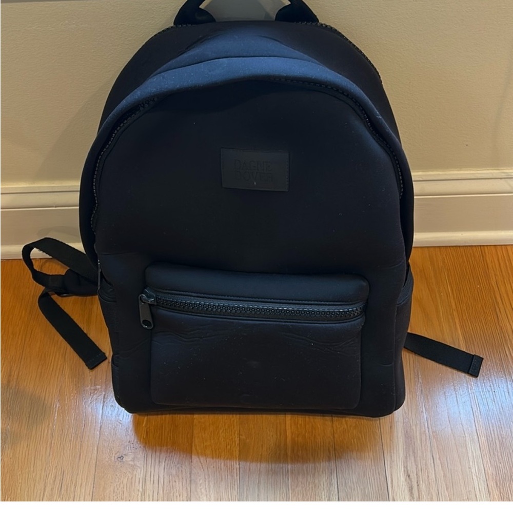 Dagne Dover Dakota black neoprene backpack, size large